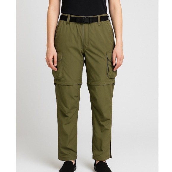 Boy Scouts of America Women's Switchback Uniform Pants Large Zip-Off Nylon Cargo - Picture 1 of 8